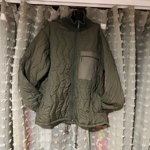 Urban Outfitters Olive Green Puffer Jacket
